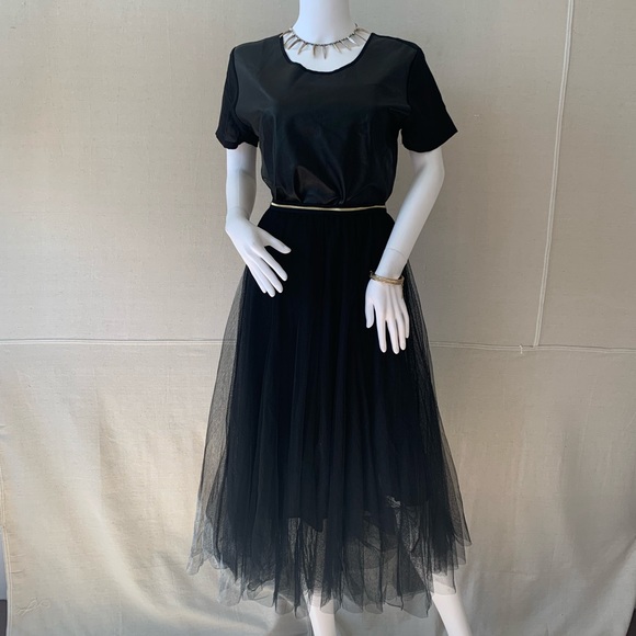 Tulle maxi ballerina Paris bohemian skirt - Picture 4 of 13